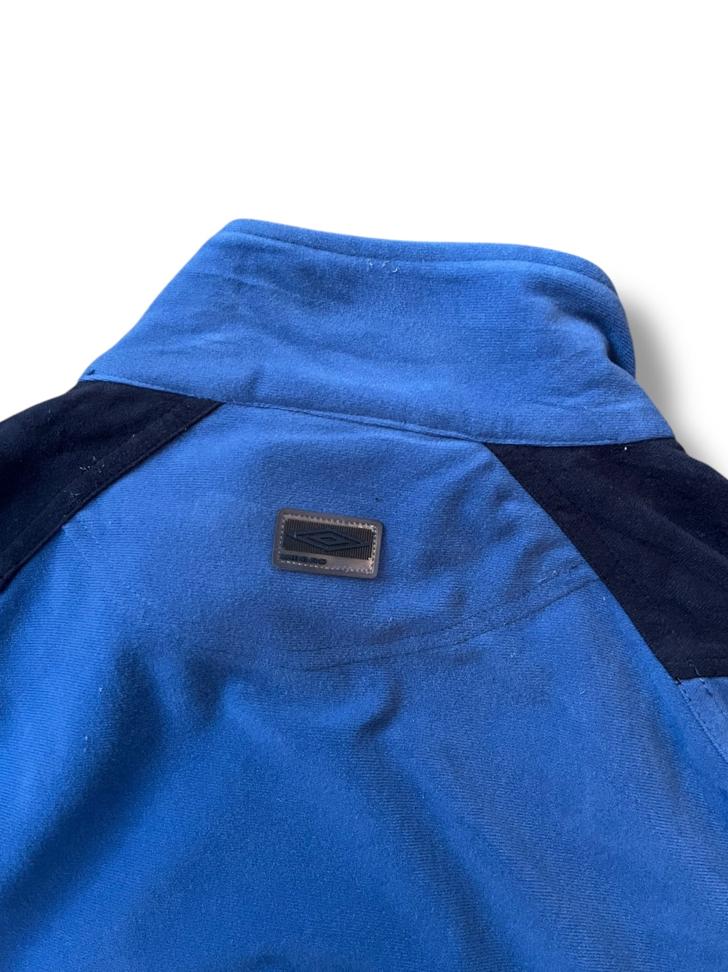 Umbro 2000s Velour Blue Track Jacket (L)