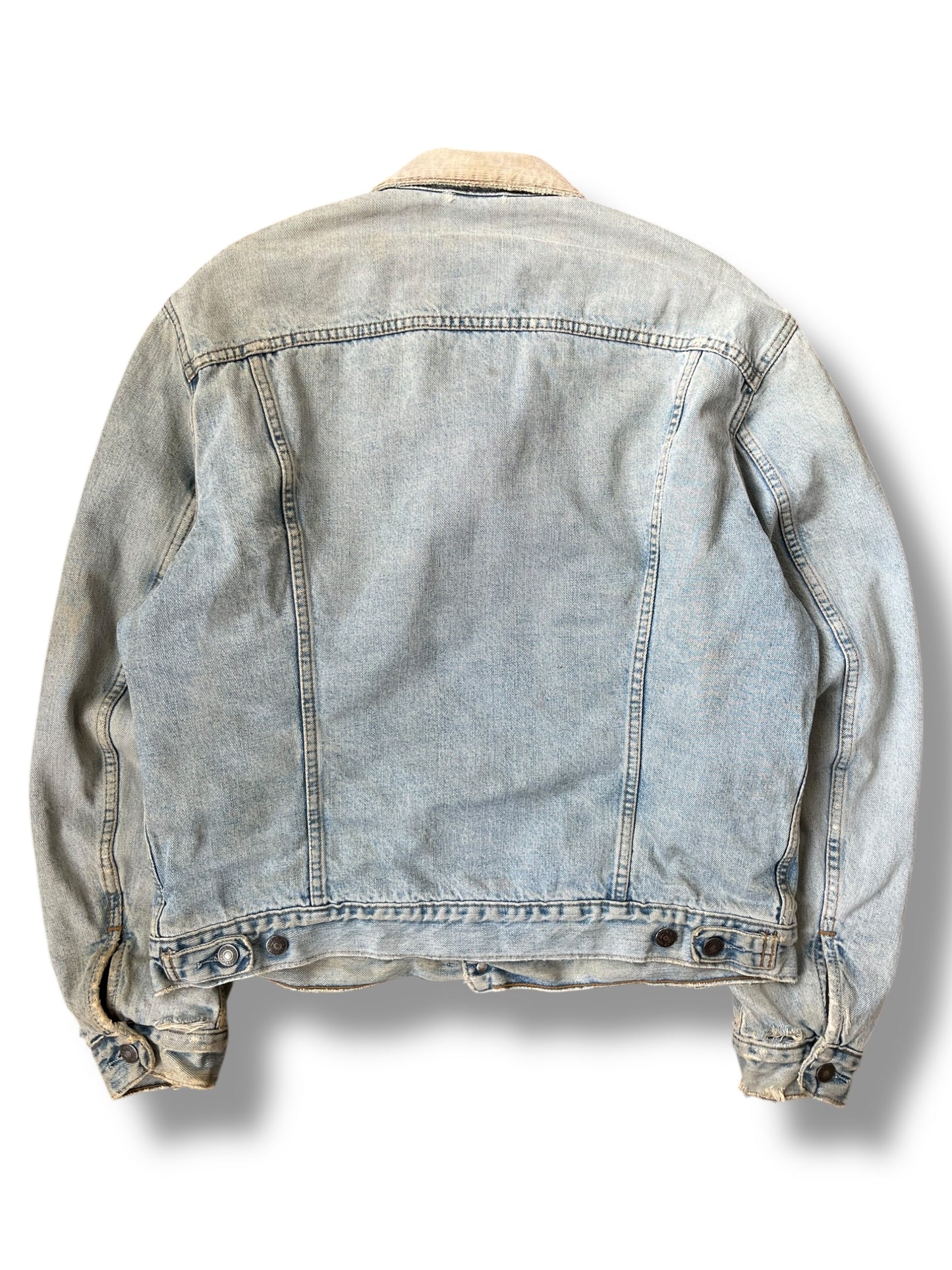 Vintage Levi's Blanket Lined Denim Trucker Jacket (XL)