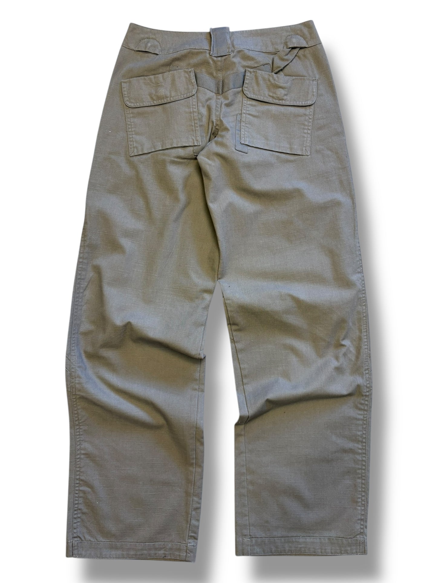 Nike ACG 2000s Khaki Green Wide Leg Trousers (30x31)