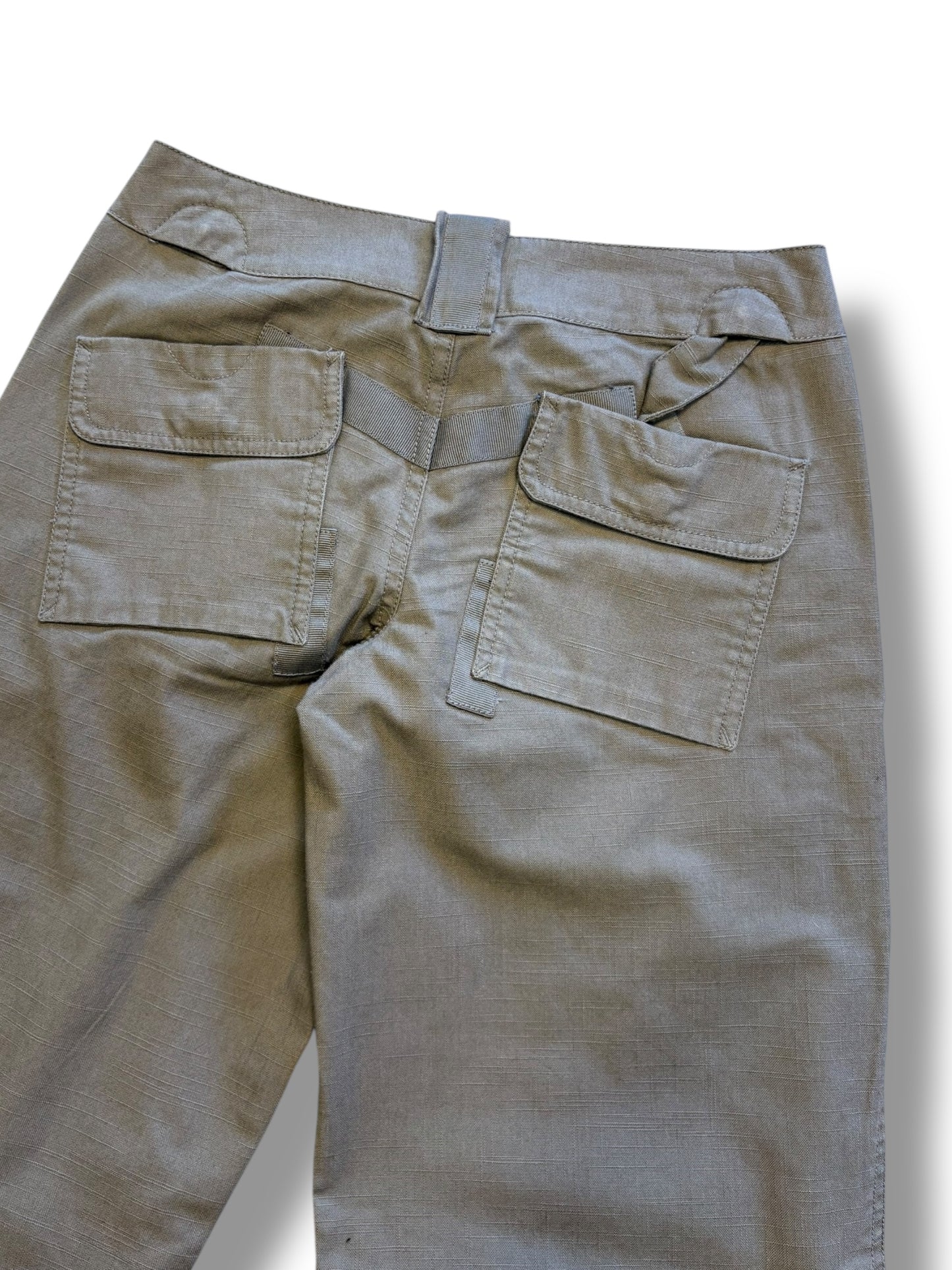 Nike ACG 2000s Khaki Green Wide Leg Trousers (30x31)