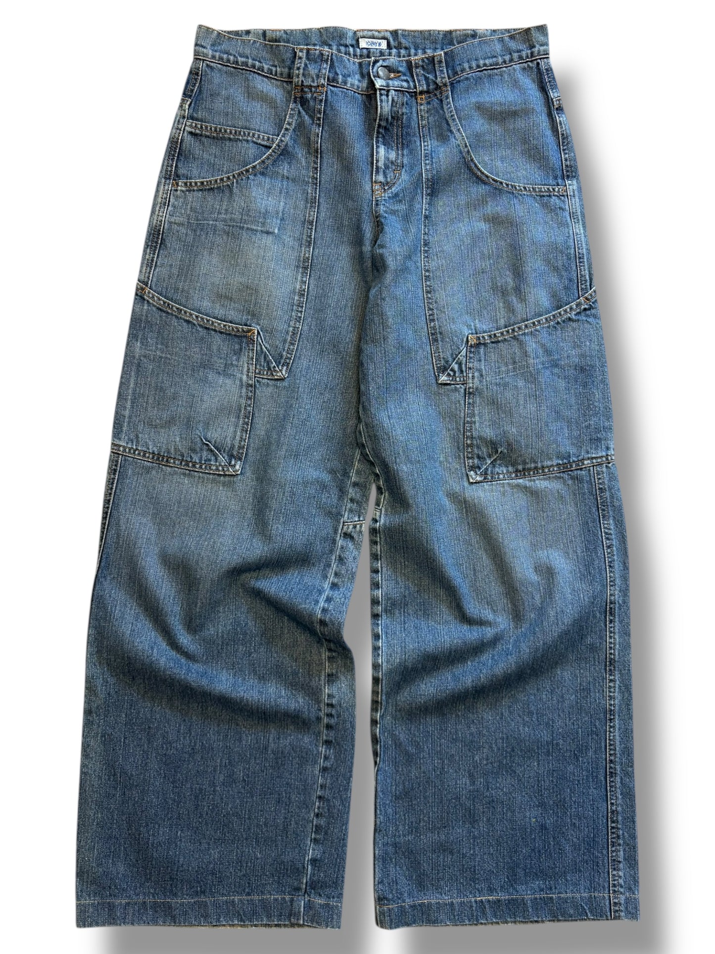 Onyx Denim 2000s Super Baggy Denim Jeans (34x31)