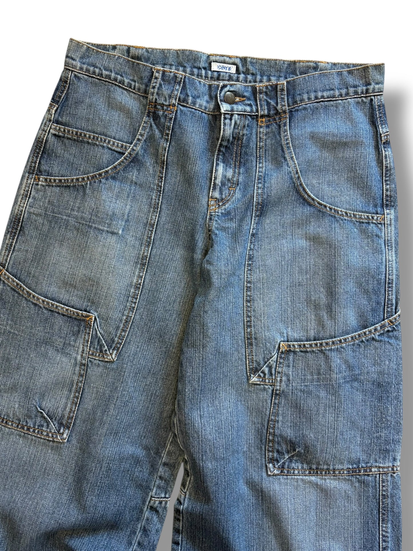 Onyx Denim 2000s Super Baggy Denim Jeans (34x31)