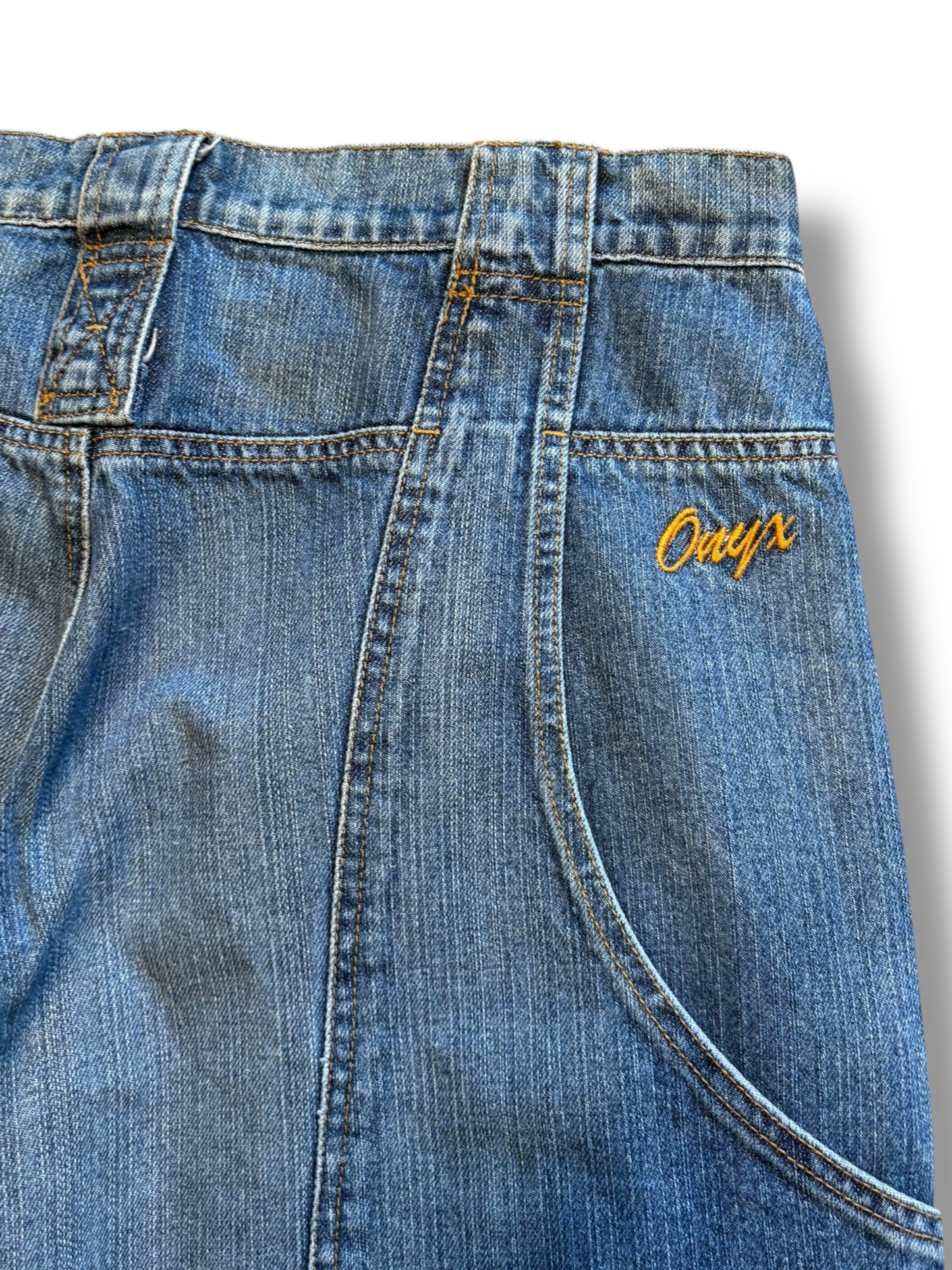 Onyx Denim 2000s Super Baggy Denim Jeans (34x31)