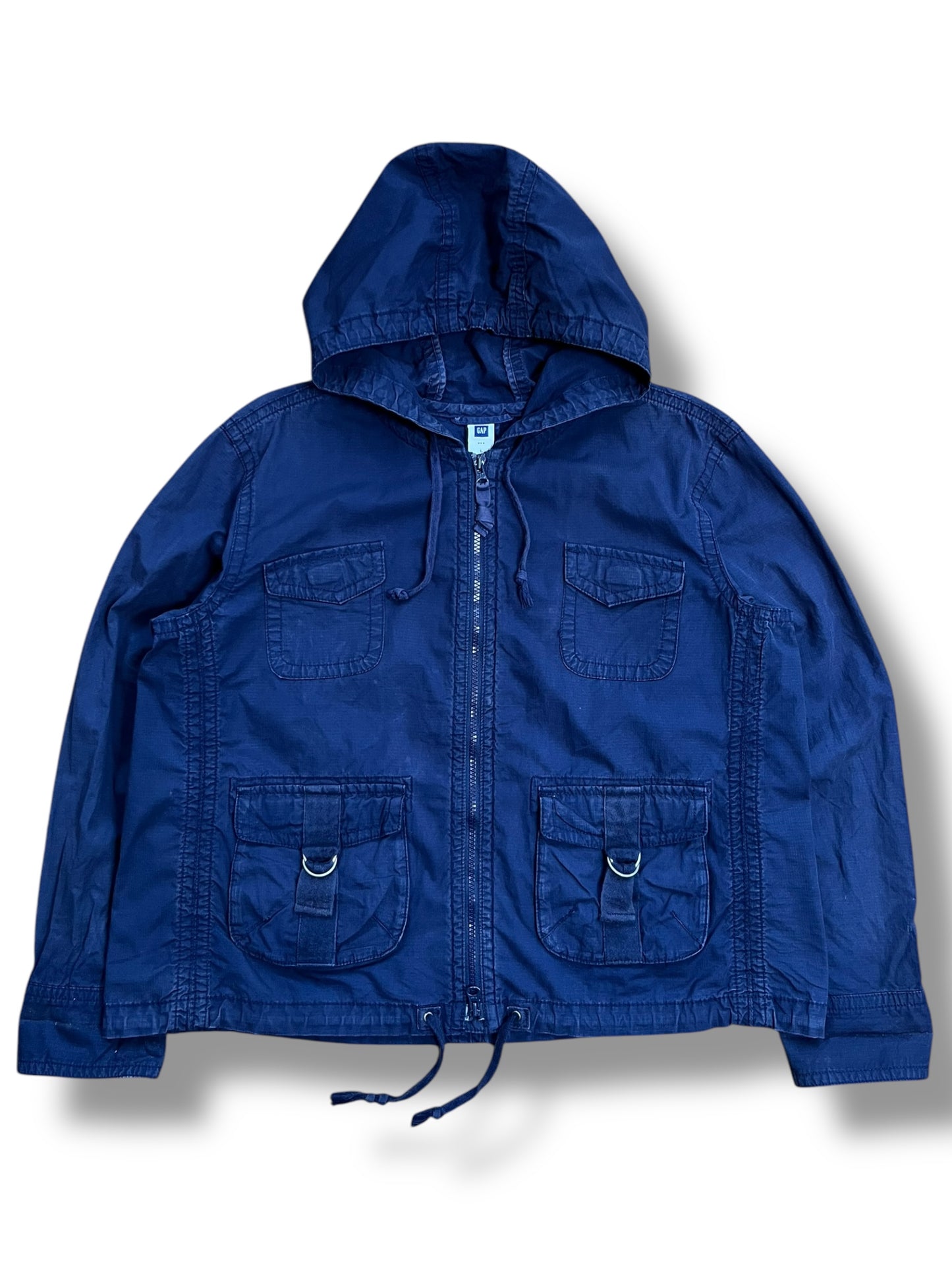 Vintage GAP Navy Multi-pocket Anorak Jacket (women's L)