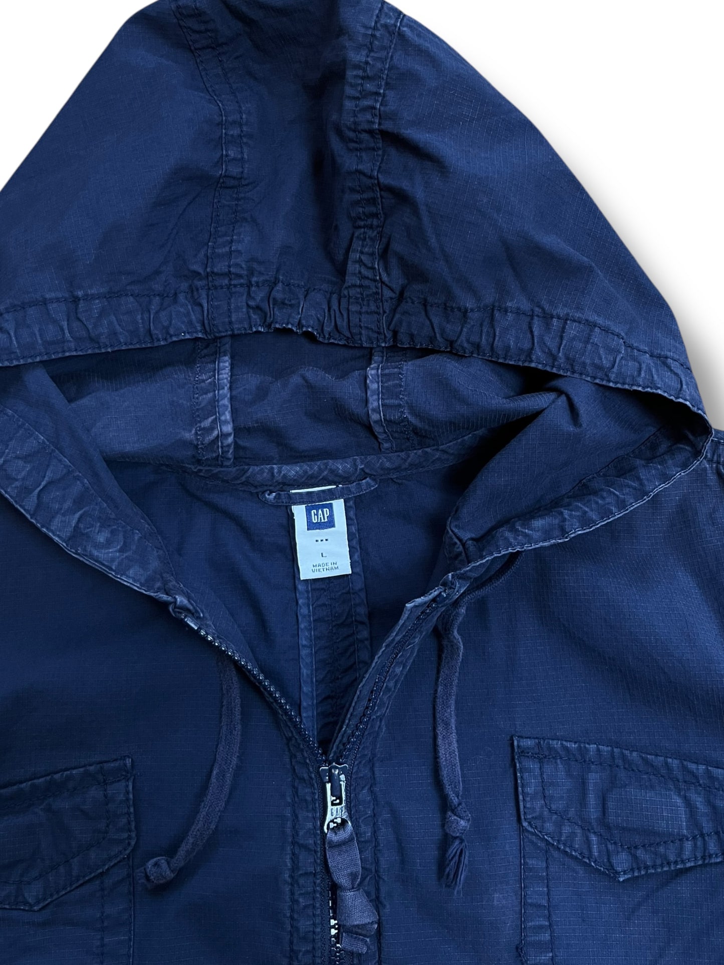 Vintage GAP Navy Multi-pocket Anorak Jacket (women's L)