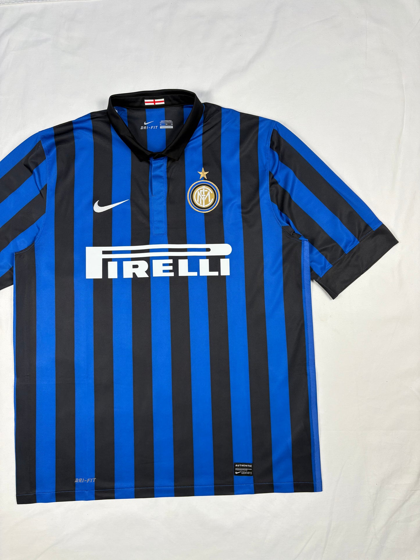 Nike Inter Milan 2011-12 Home Football Shirt (XL)