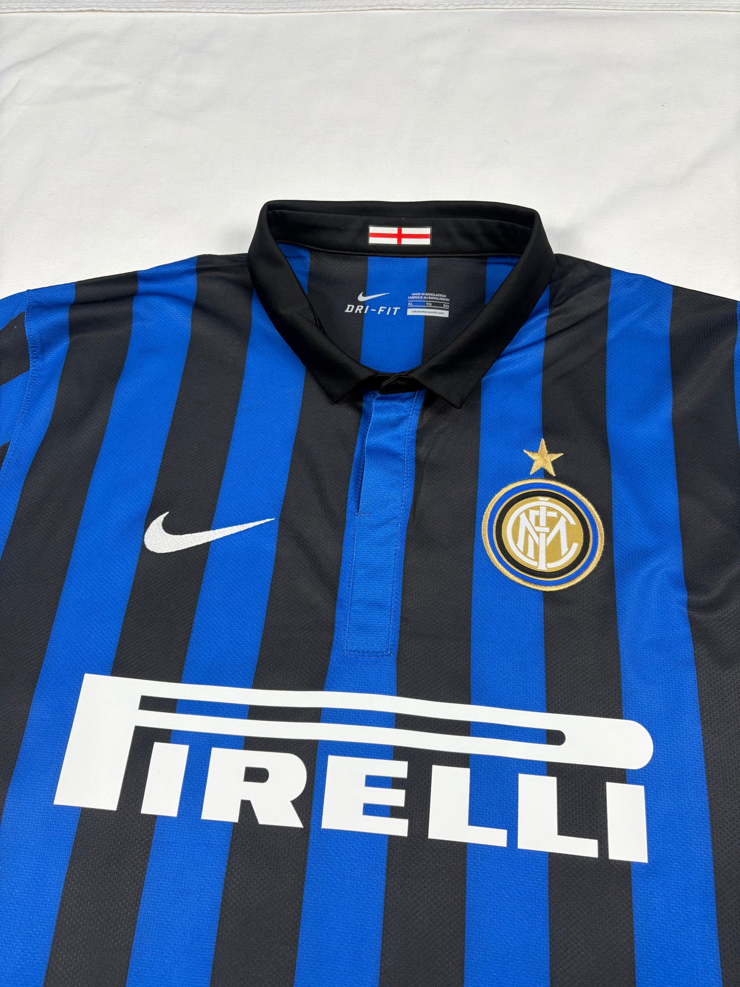 Nike Inter Milan 2011-12 Home Football Shirt (XL)