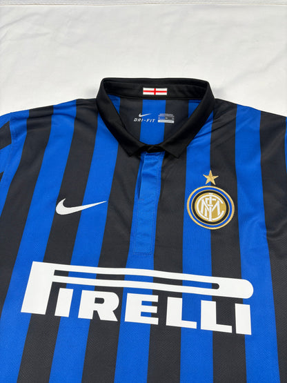 Nike Inter Milan 2011-12 Home Football Shirt (XL)