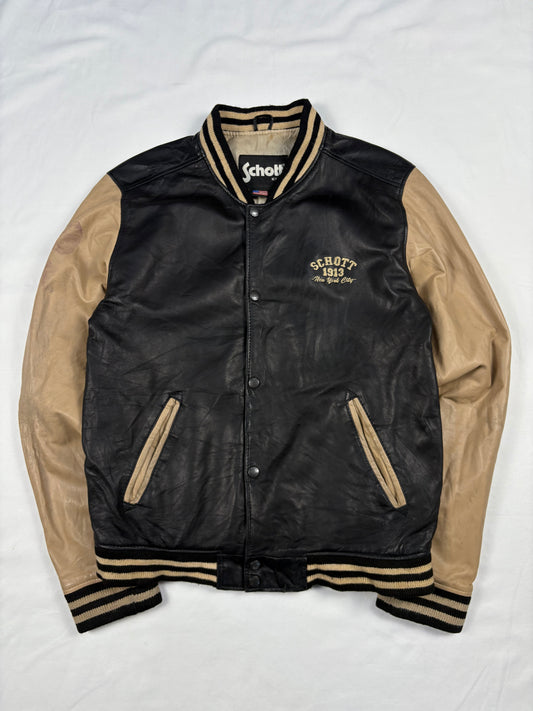 Vintage Schott NYC 90s Lambskin Leather Jacket (women's M)