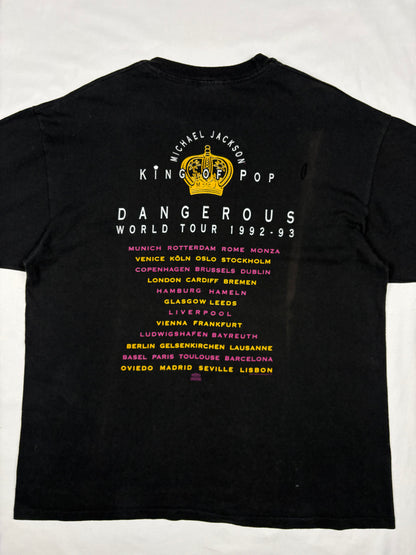 Vintage Michael Jackson 1992 World Tour Graphic Tee (XL)
