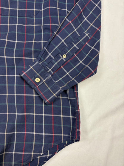 Vintage Burberry Classic Nova Check Navy Shirt (M)
