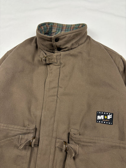 True Vintage 80s Wool Lined Workwear Brown Jacket (women's M)