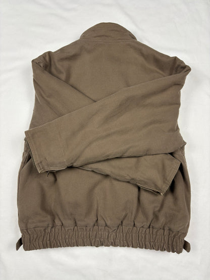 True Vintage 80s Wool Lined Workwear Brown Jacket (women's M)