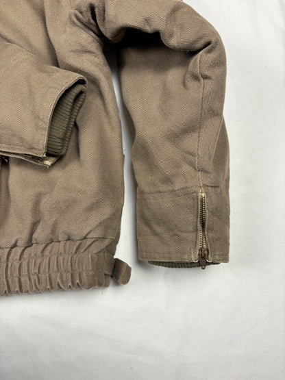 True Vintage 80s Wool Lined Workwear Brown Jacket (women's M)