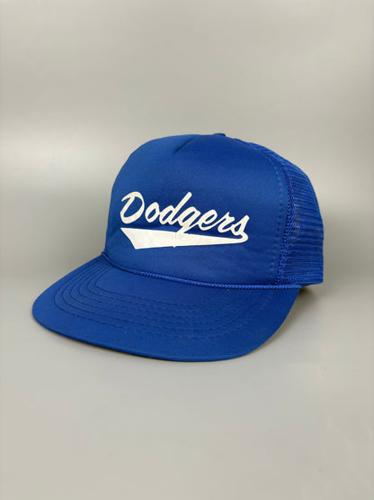 Vintage LA Dodgers Blue Mesh Trucker Hat