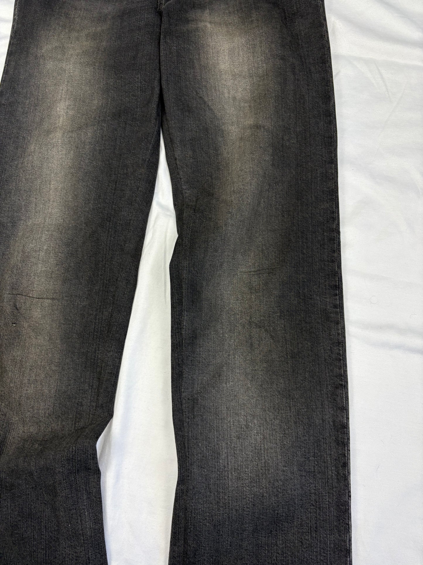 Vintage Versace Dark Grey Relaxed Denim Jeans (32x32)