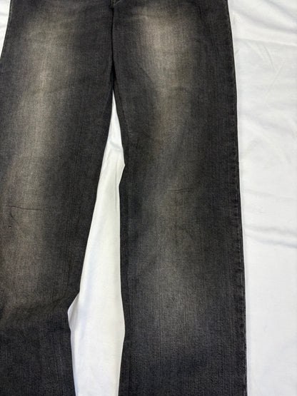 Vintage Versace Dark Grey Relaxed Denim Jeans (32x32)