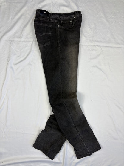 Vintage Versace Dark Grey Relaxed Denim Jeans (32x32)