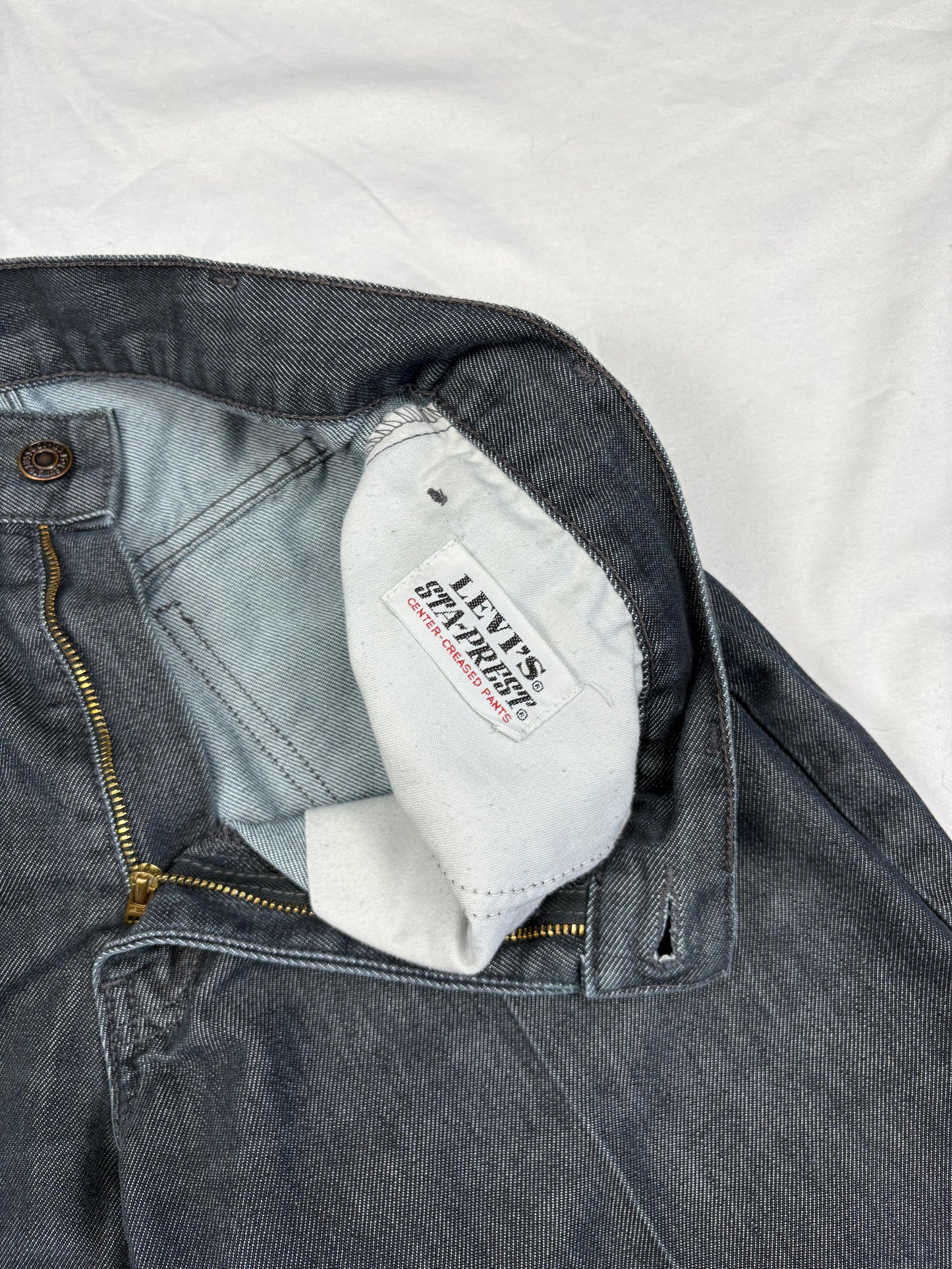 Vintage Levi's Sta-Prest Dark Denim Jeans (32x32)