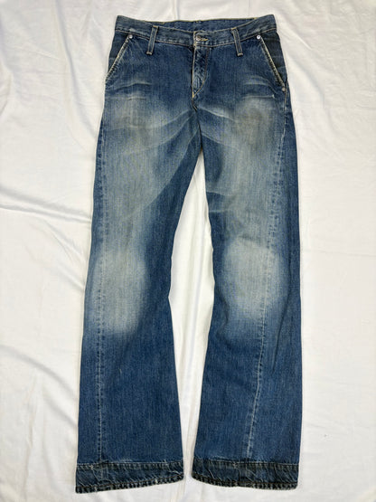 Vintage Levi's Engineered Twisted Denim Jeans (28x32)