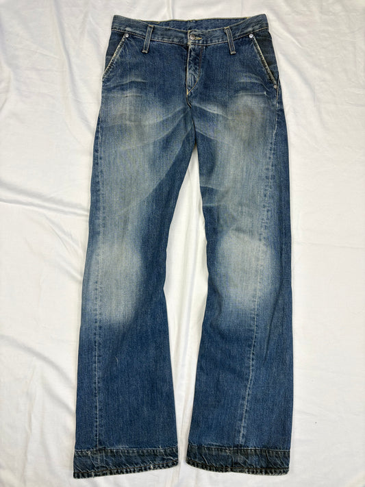 Vintage Levi's Engineered Twisted Denim Jeans (28x32)
