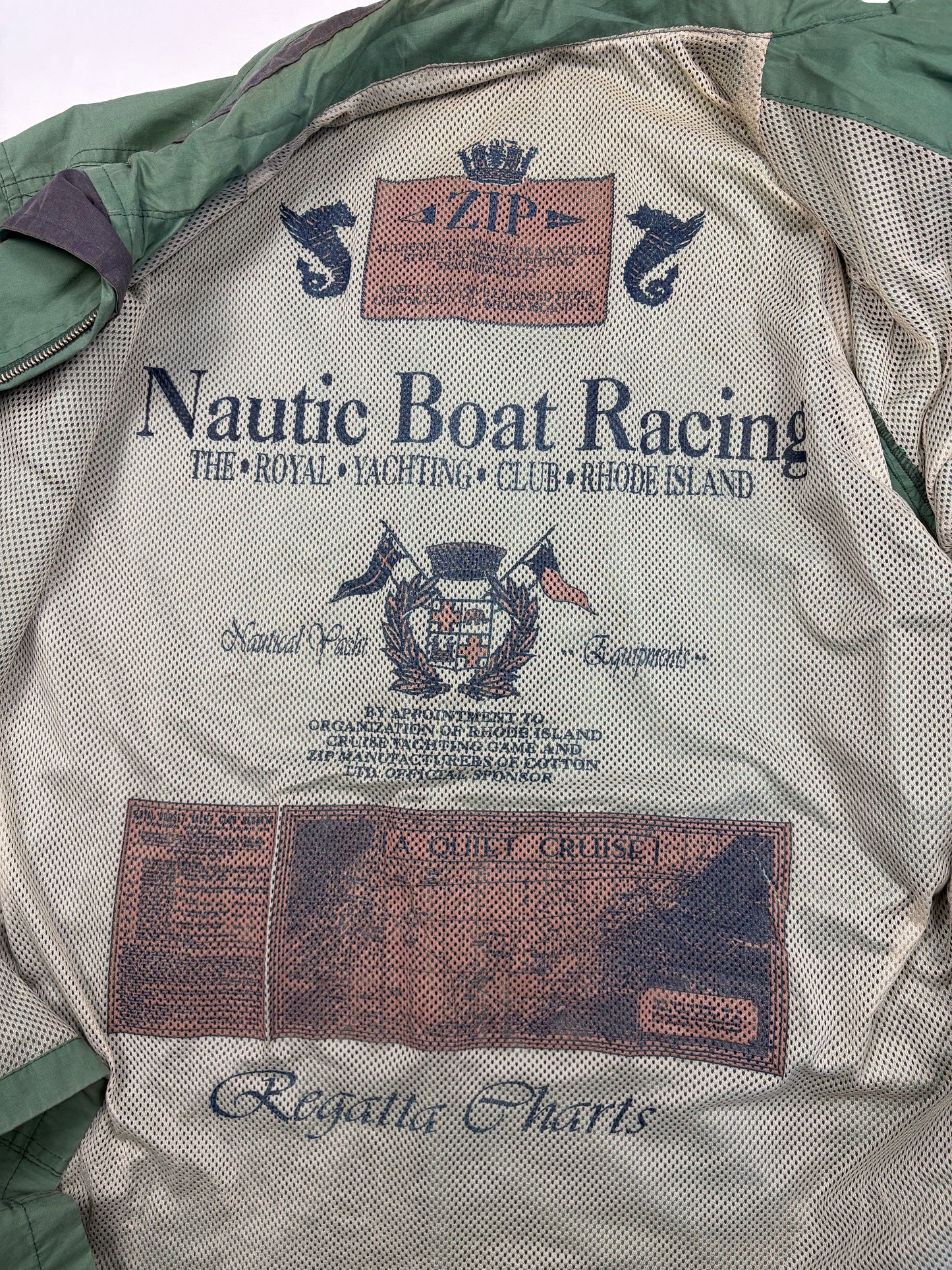 Vintage Workwear Dark Green Technical Parka Jacket (S)