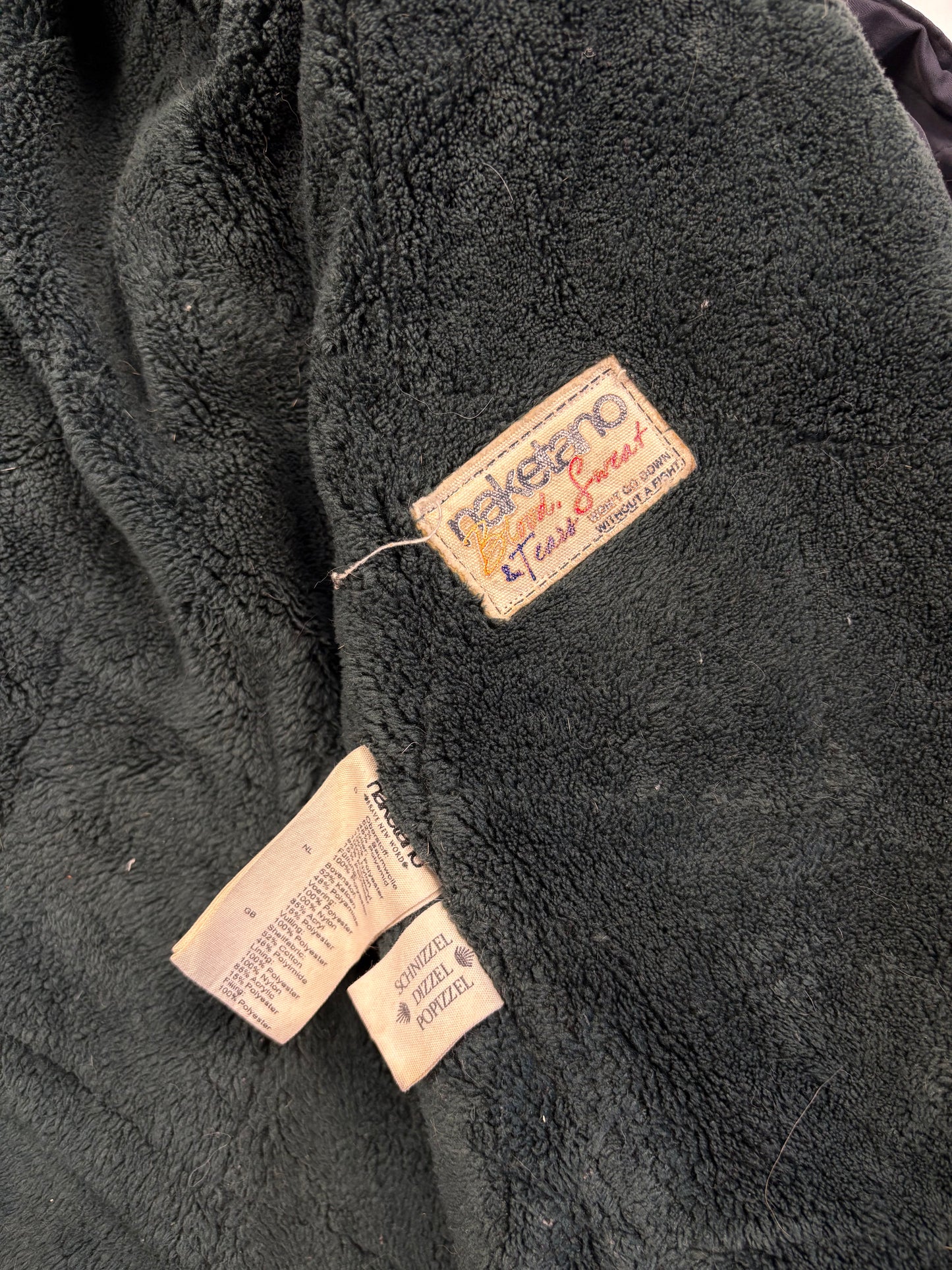 Naketano Asymmetrical Navy Blue Technical Winter Jacket (S)