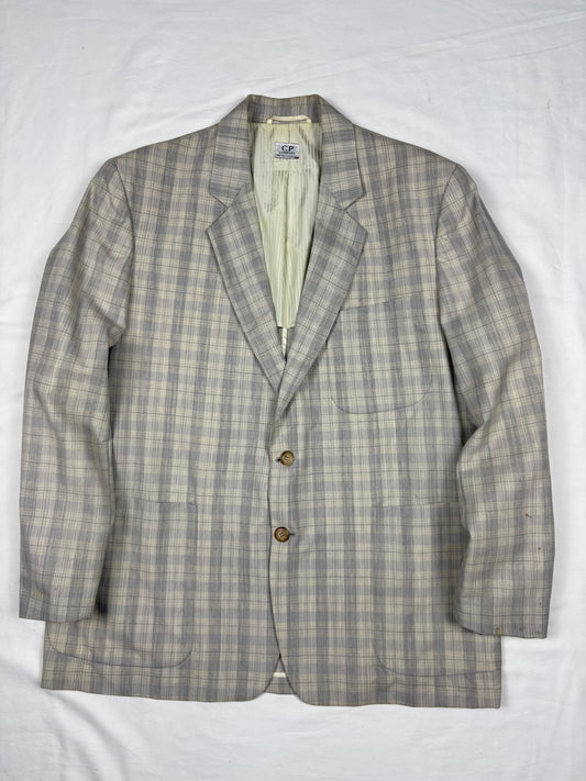Vintage CP Company Grey Checkered Blazer (M)