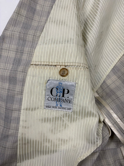 Vintage CP Company Grey Checkered Blazer (M)
