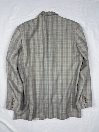 Vintage CP Company Grey Checkered Blazer (M)