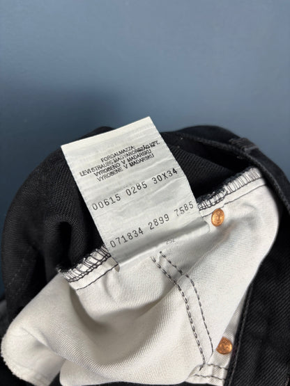 Vintage Levi's 80s Orang Tab Black Denim Jeans (30x34)