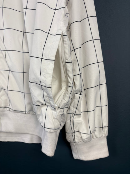 Lacoste x Andy Murray Checkered White Track Jacket (L)