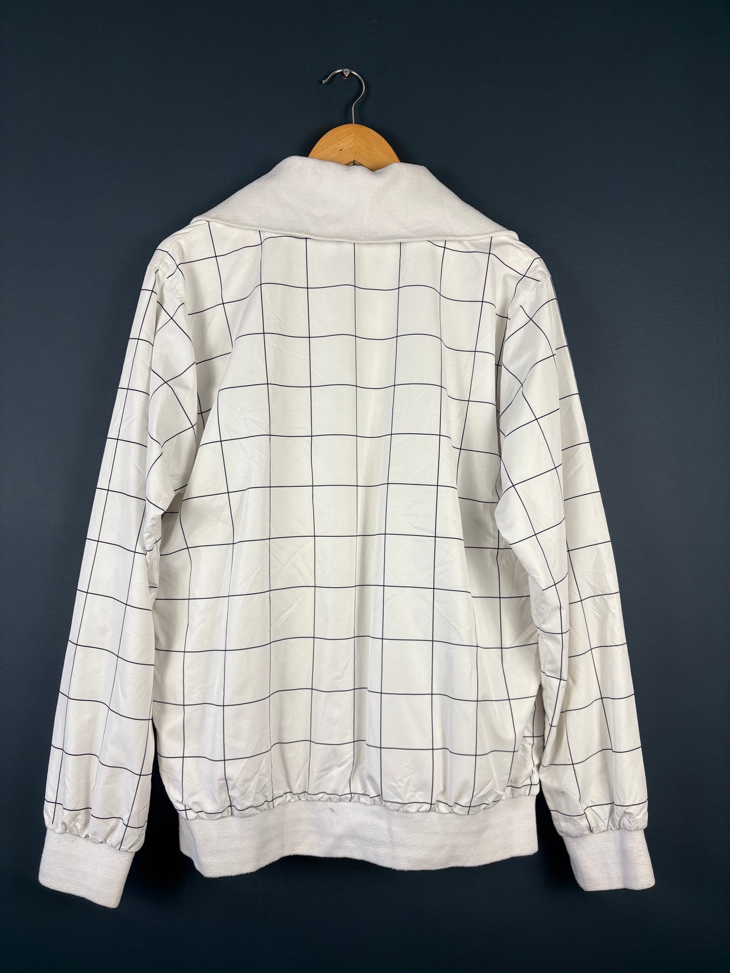 Lacoste x Andy Murray Checkered White Track Jacket (L)