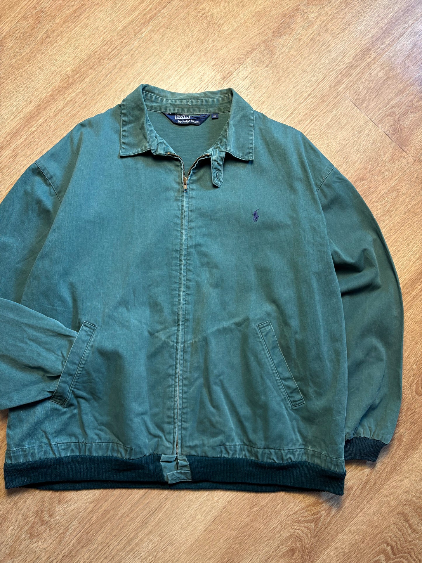 Ralph Lauren 2000s Dark Green Harrington Jacket (XL)