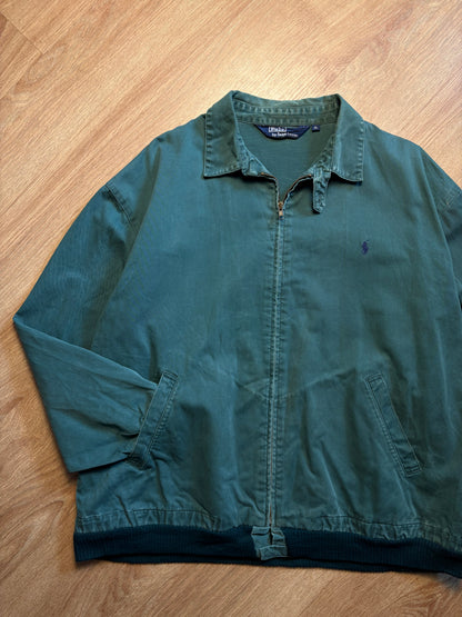 Ralph Lauren 2000s Dark Green Harrington Jacket (XL)