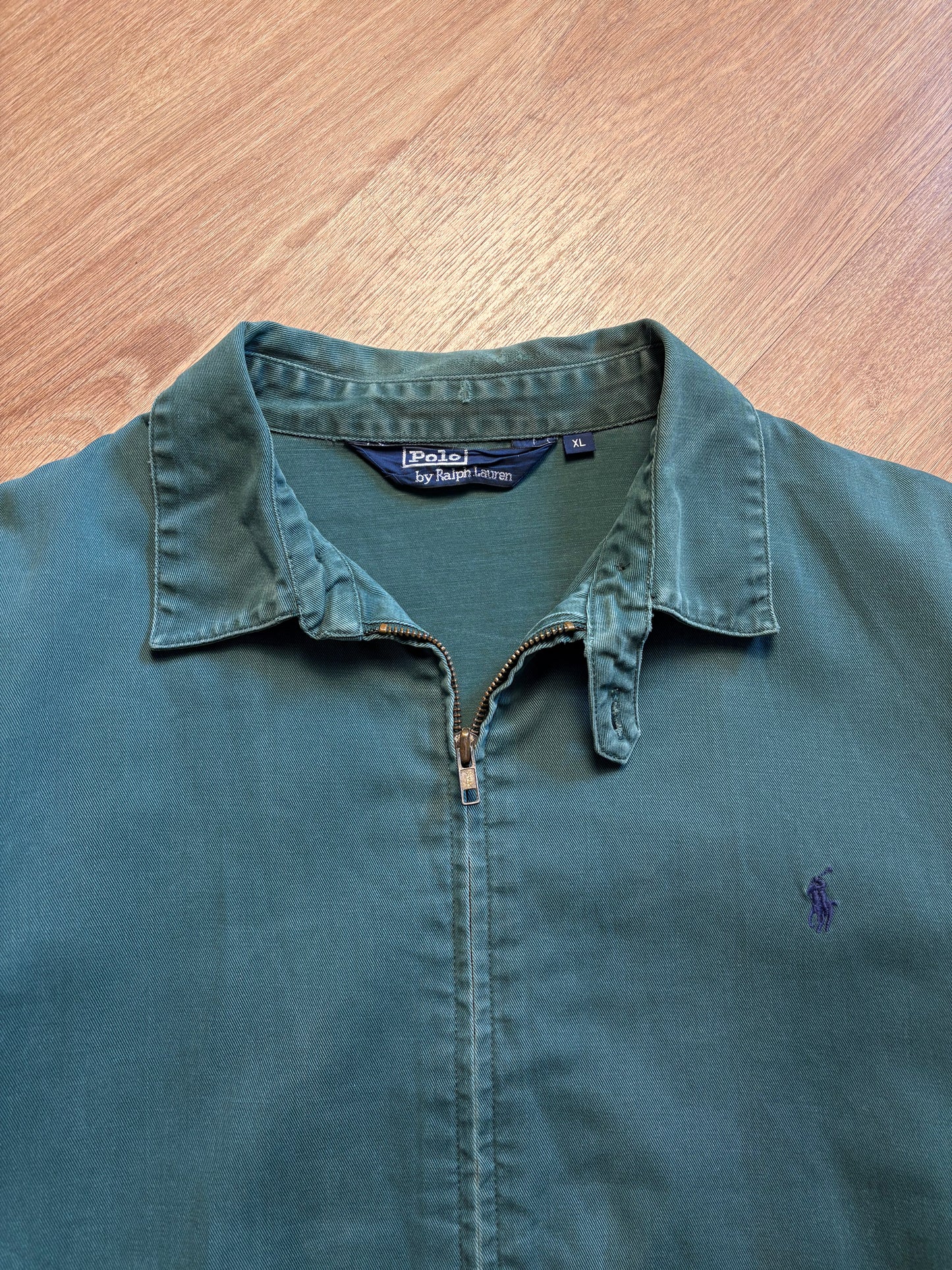 Ralph Lauren 2000s Dark Green Harrington Jacket (XL)