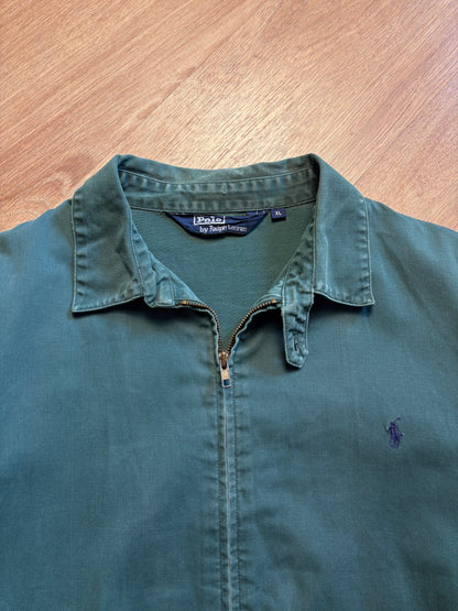 Ralph Lauren 2000s Dark Green Harrington Jacket (XL)