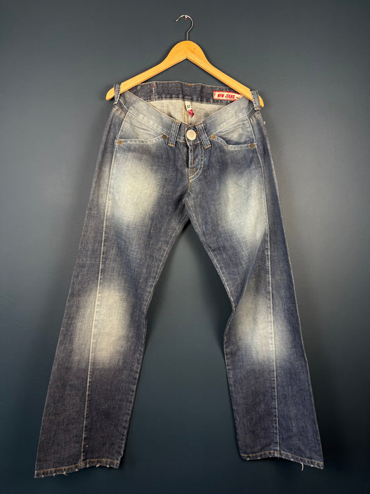 Vintage Degeneration Spot Wash Denim Jeans (32w)