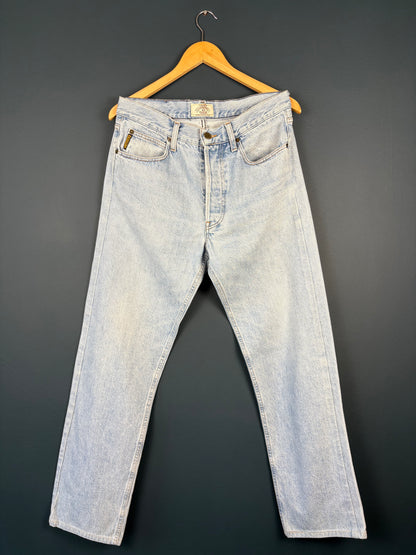 Vintage Armani Jeans Light Wash Denim Jeans (34w)