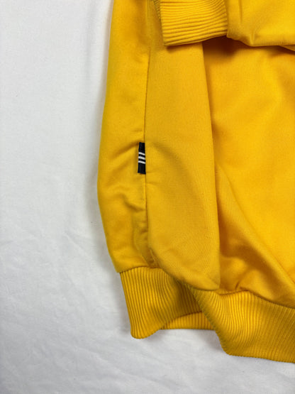 Vintage Adidas Three Stripes Yellow & Blue Track Jacket (women's M)