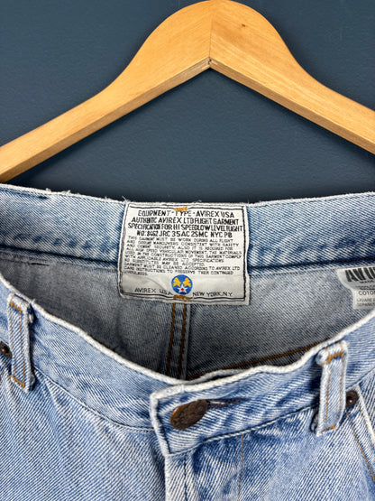 Vintage Avirex Light Wash Denim Jeans (33w)