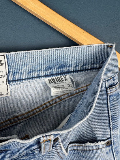 Vintage Avirex Light Wash Denim Jeans (33w)