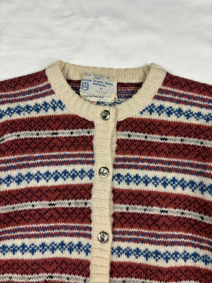 True Vintage 80s Bermuda Shetland Wool Cardigan (women's M)