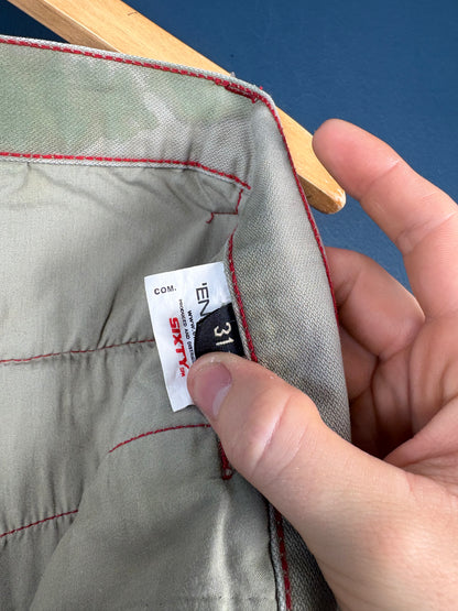 Vintage ENERGIE Paint Brush Camo Cargo Trousers (32w)