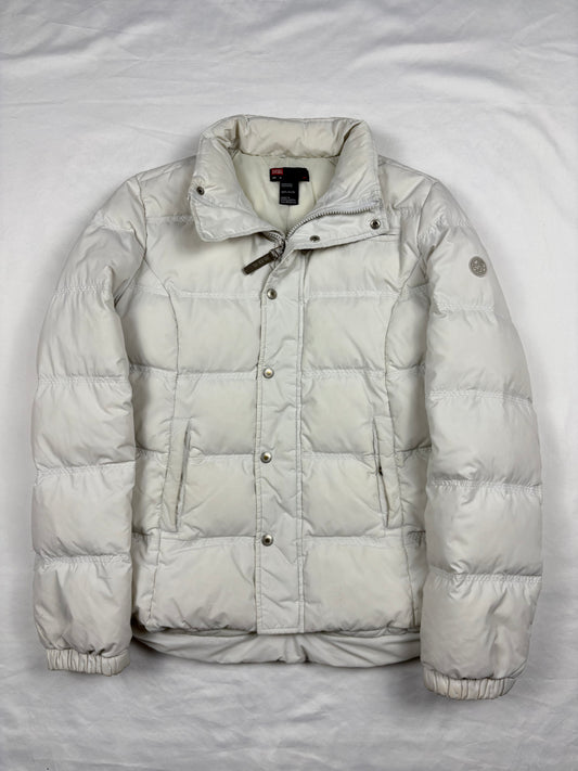 Vintage Diesel White Down Puffer Jacket (women's M)