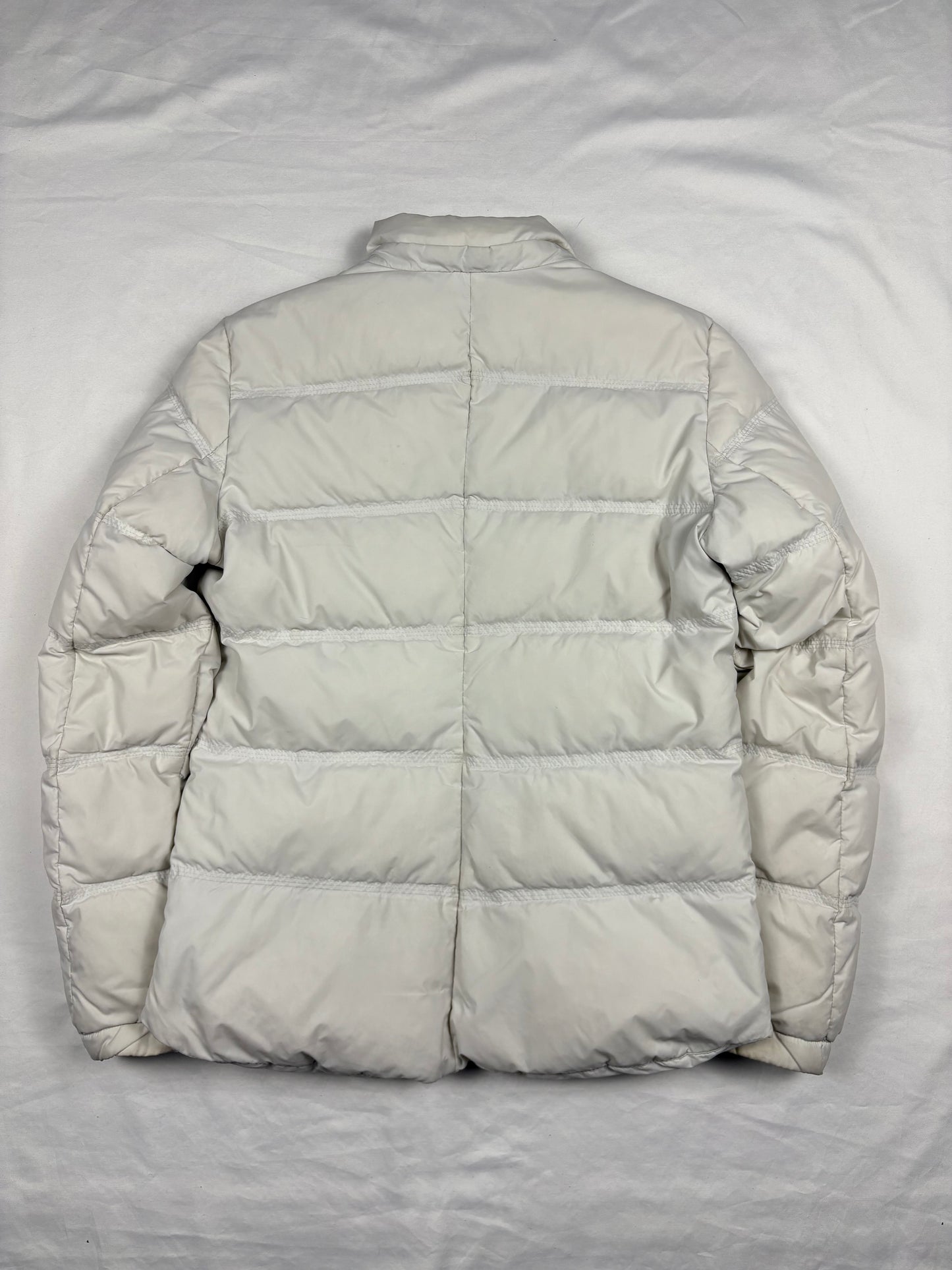 Vintage Diesel White Down Puffer Jacket (women's M)