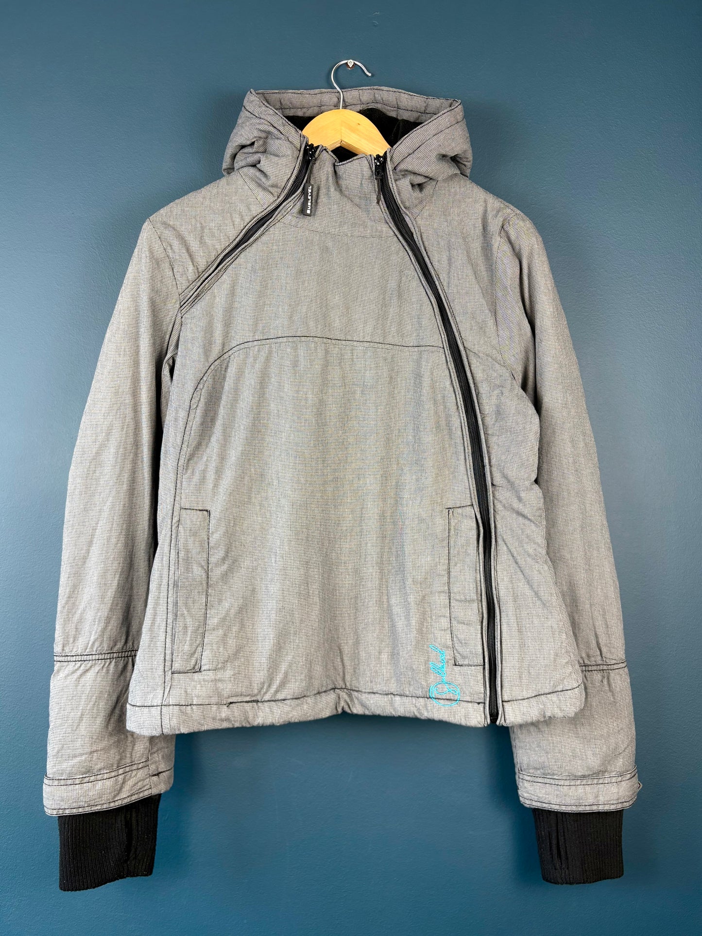 Vintage SUBLEVEL Dual Zip Quilted Jacket (wmns XL)
