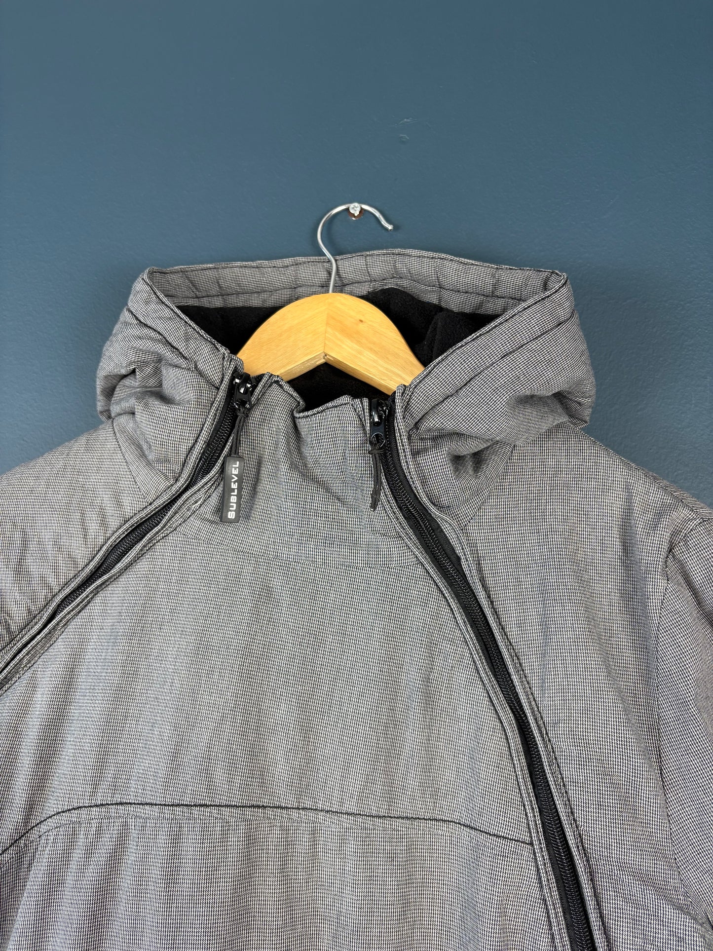Vintage SUBLEVEL Dual Zip Quilted Jacket (wmns XL)