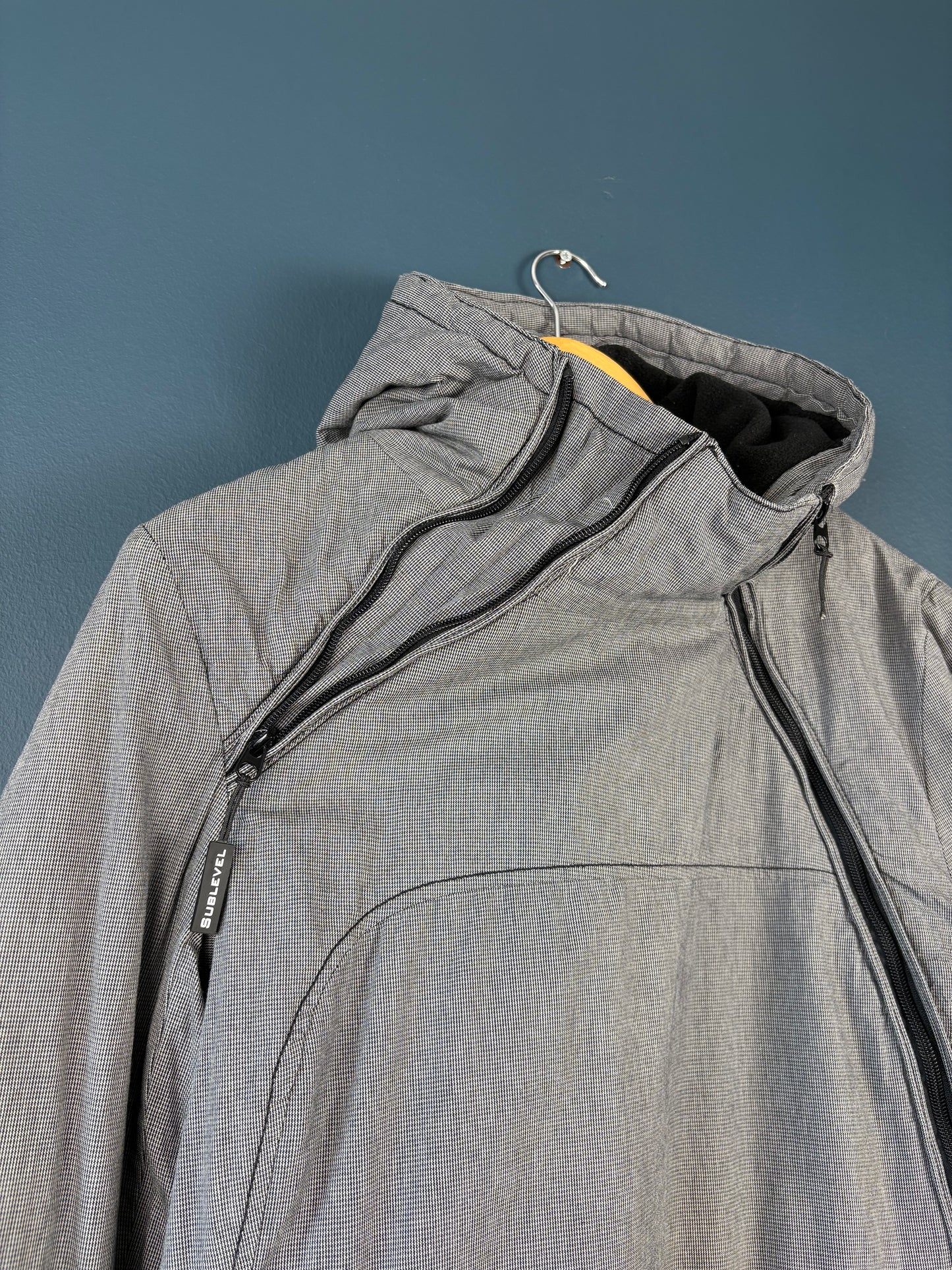 Vintage SUBLEVEL Dual Zip Quilted Jacket (wmns XL)