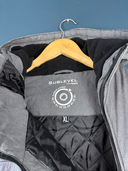Vintage SUBLEVEL Dual Zip Quilted Jacket (wmns XL)